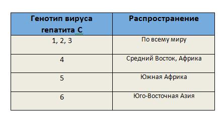 Генотипы гепатита С- фото № 5 Генотипы гепатита С